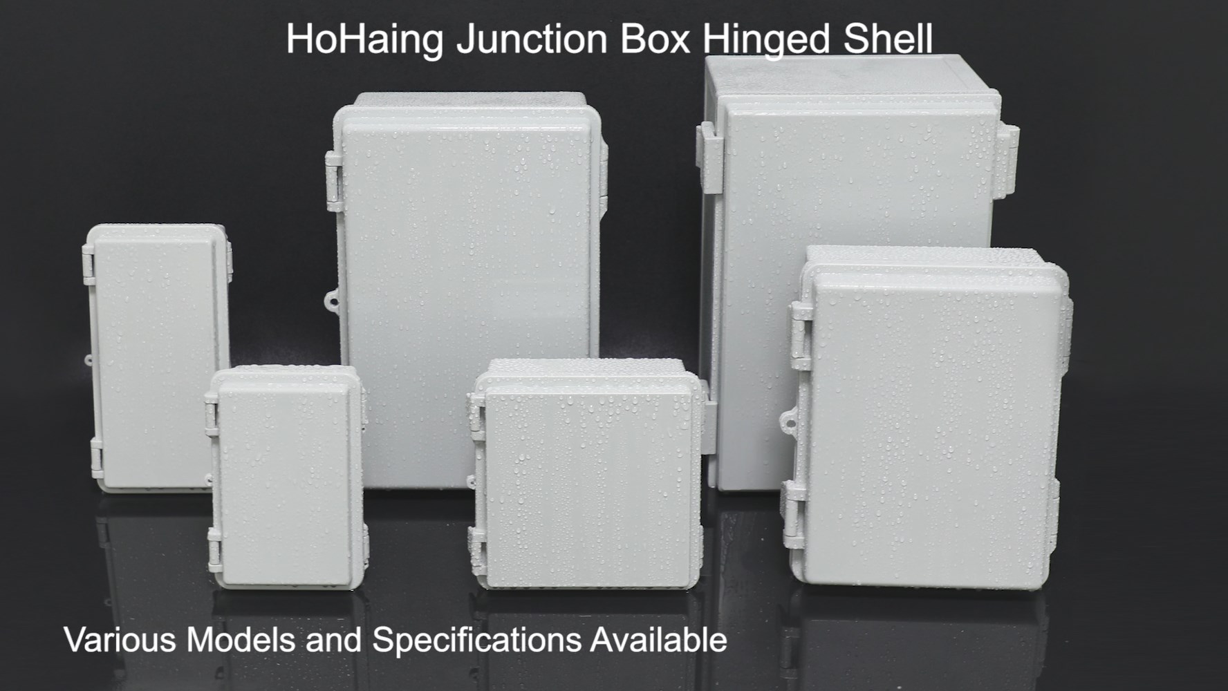 HoHaing Junction Box IP65 Waterproof ABS Plastic Enclosure Hinged